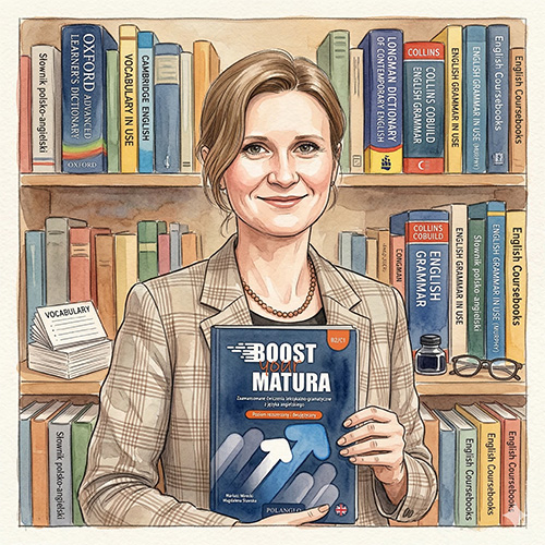 Magda Ślawska — współautorka książki Boost Your Matura