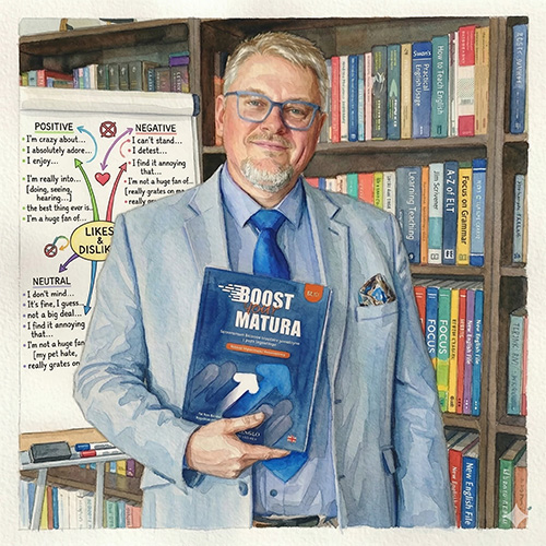 Mariusz Mirecki — współautor książki Boost Your Matura